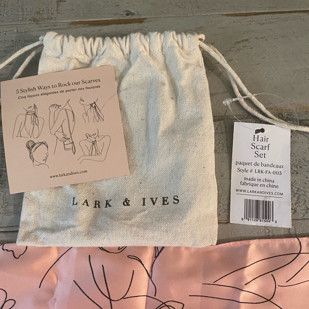 Lark & Ives Hair Scarf Set